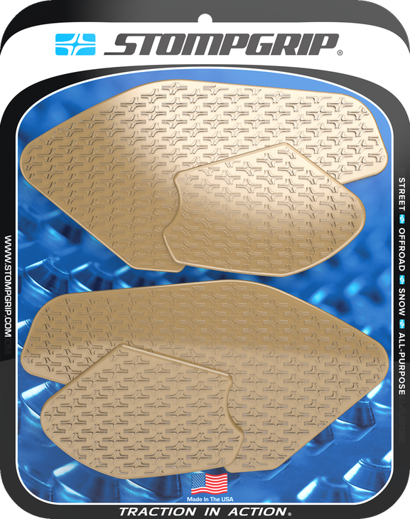 Stompgrip Traction Pad Tank Grips - Icon - Clear - Mt-07 55-14-0195C