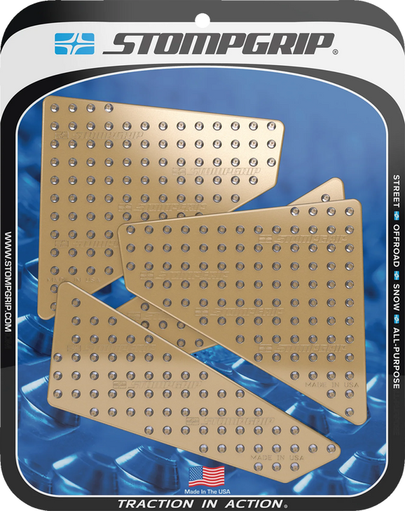 Stompgrip Traction Pad Tank Grips - Volcano - Clear - 1390 Super Duke R Evo 55-10-0213C