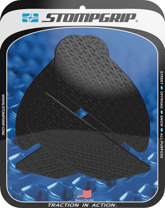 Stompgrip Traction Pad Tank Grips - Icon - Black - Ninja H2 Sx 55-14-0150B