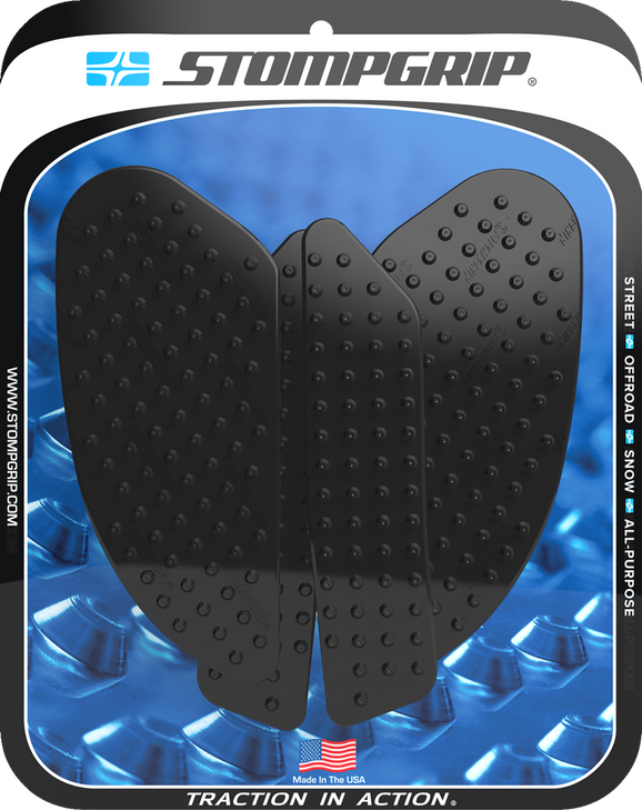 Stompgrip Traction Pad Tank Grips - Volcano - Black - Klx 230/S/Sm 55-10-0202B