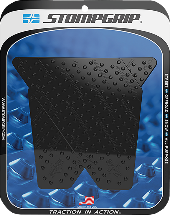 Stompgrip Traction Pad Tank Grips - Volcano - Black - Super Tenere Es 1200 55-10-0060-5B