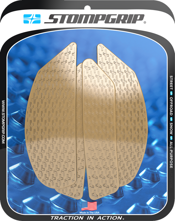 Stompgrip Traction Pad Tank Grips - Icon - Clear - Mt-10 55-14-0203C