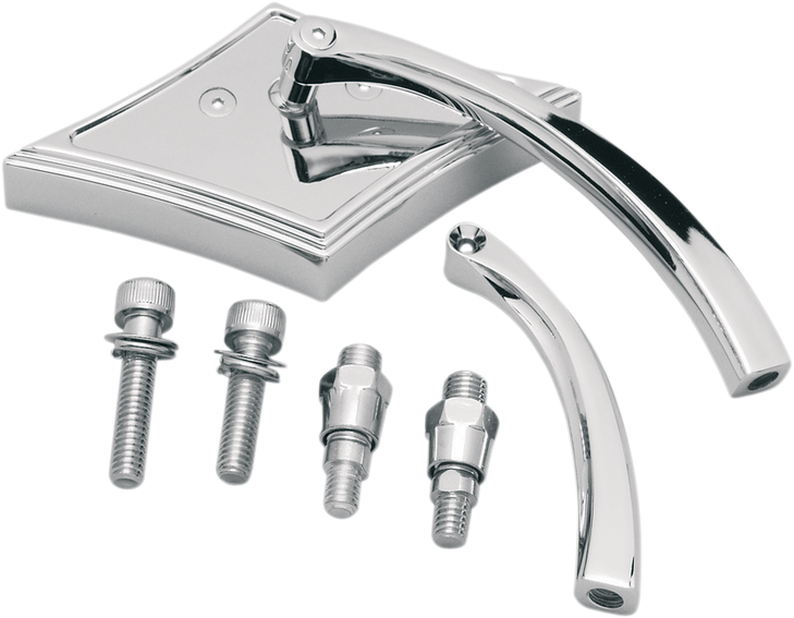 Mirror - Pro-Mini - Side View - Diamond - Chrome - Each 103140