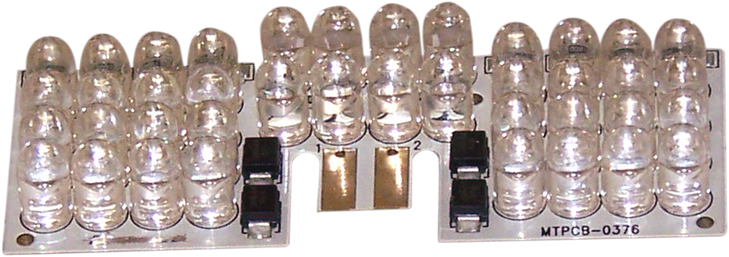 Custom Dynamics Led Fender Tip Boards - Red Gen-Ft-R-Run