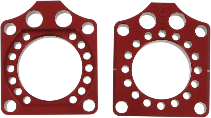 Pro Circuit Axle Blocks - Red - Honda Hab09