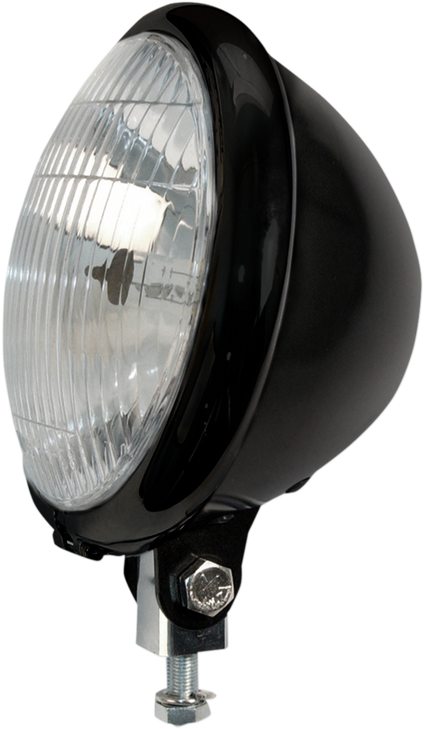 Emgo 5 3/4" Headlight Assembly - Black 66-84151Bsd