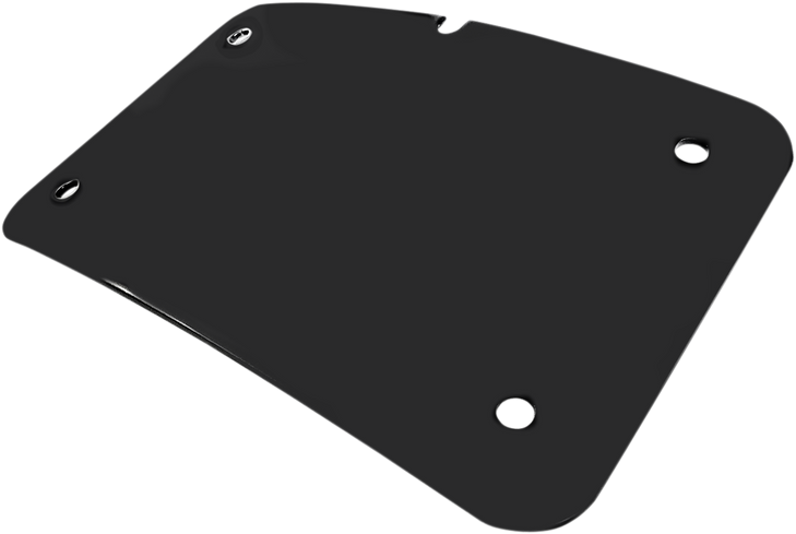 Cycle Visions 3 Hole License Plate Mount - Harley Davidson - Black Cv4640Bmt