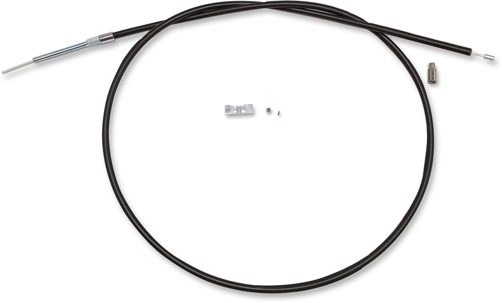 Magnum Shielding Byo Build Your Own Clutch Cable Kit - 74" - Sportster - Black Vinyl 498661