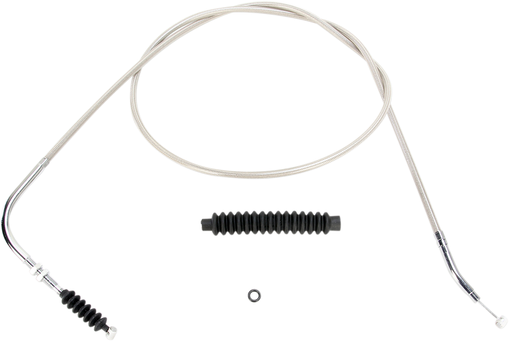 Motion Pro Armor Coat Stainless Steel Clutch Cable - Suzuki - +4" 64-0259