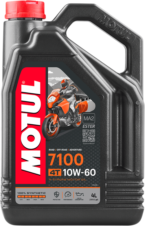 Motul 7100 4T Synthetic Oil - 10W-60 - 4L 104101