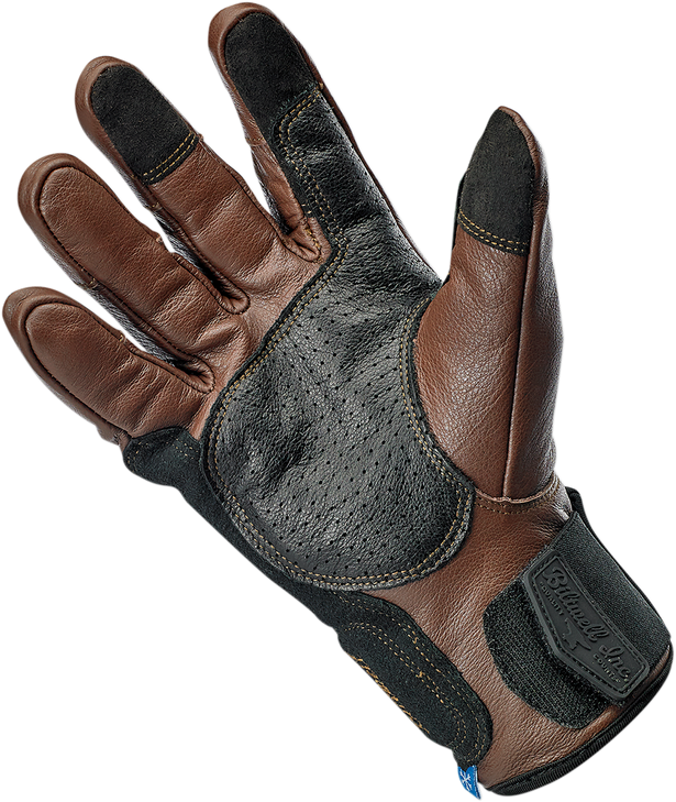Biltwell Belden Gloves - Chocolate/Black - Small 1505-0201-302