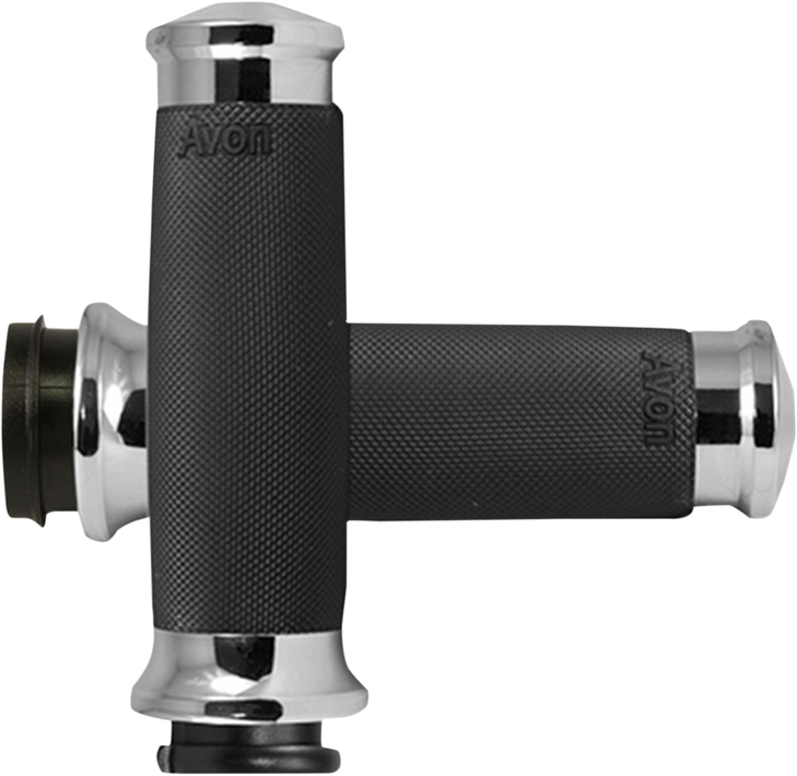 Avon Grips Custom Contour Grips - Tbw - Chrome Cc-85-Ch-Fly