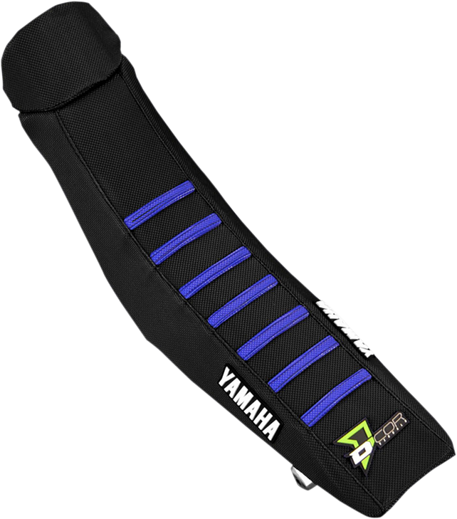 D'Cor Visuals Seat Cover - Black/Blue - Yz250F/450F '14-'18 30-50-452