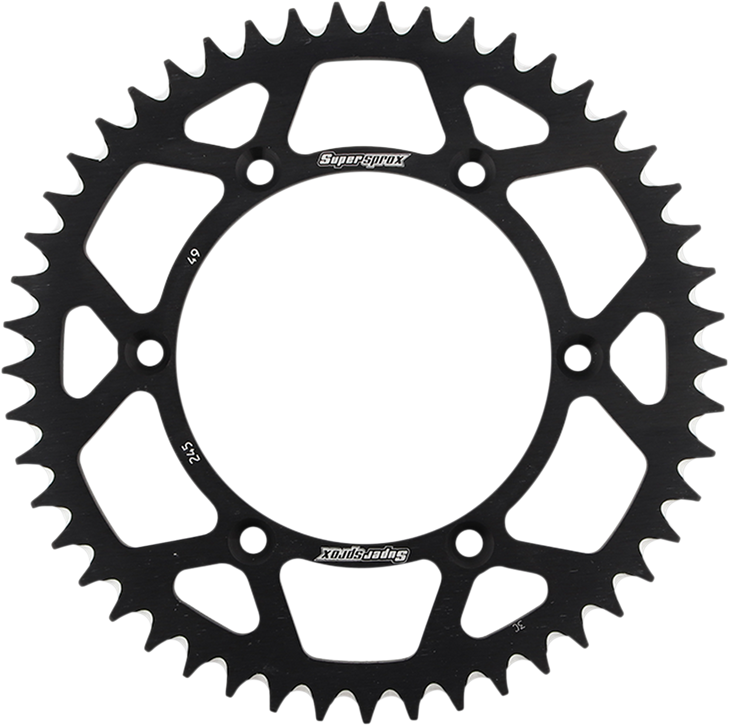 Supersprox Rear Sprocket - Black - Yamaha - 49 Tooth Ral-245-49-Blk