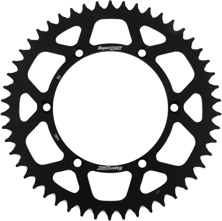 Supersprox Rear Sprocket - Black - Kawasaki/Suzuki - 50 Tooth Ral-460-50-Blk