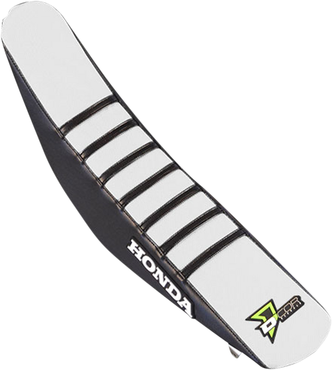 D'Cor Visuals Seat Cover - White/Black - Crf '17-'21 30-10-457