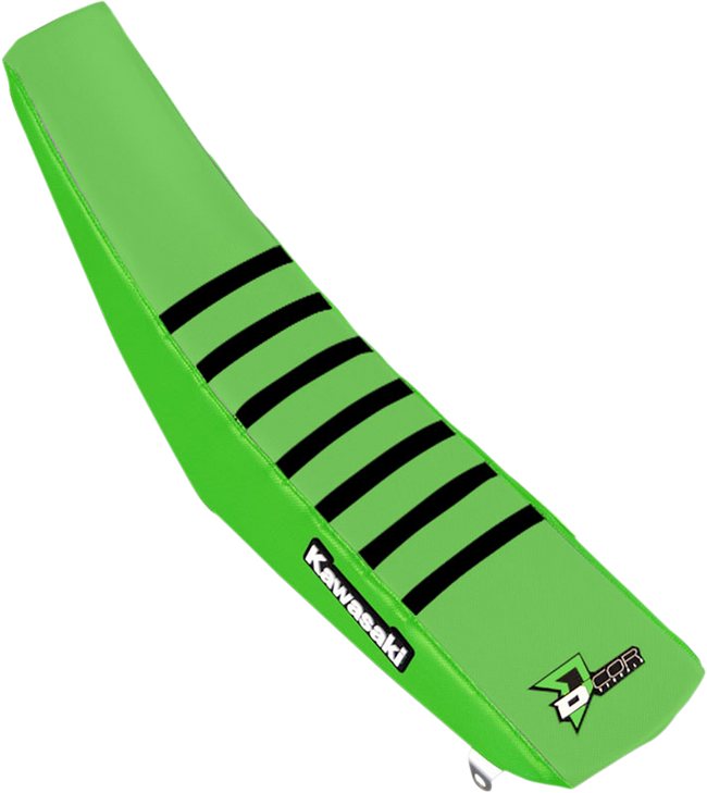 D'Cor Visuals Seat Cover - Green/Black - Kx250/450 '19-'24 30-20-476