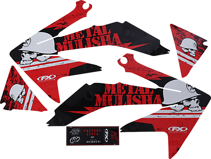 Factory Effex Metal Mulisha Graphic Kit - Honda 23-11334