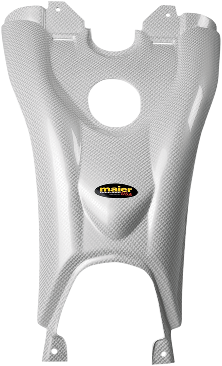 Maier Tank Cover - Yfm700R - White Carbon Fiber 19003-31