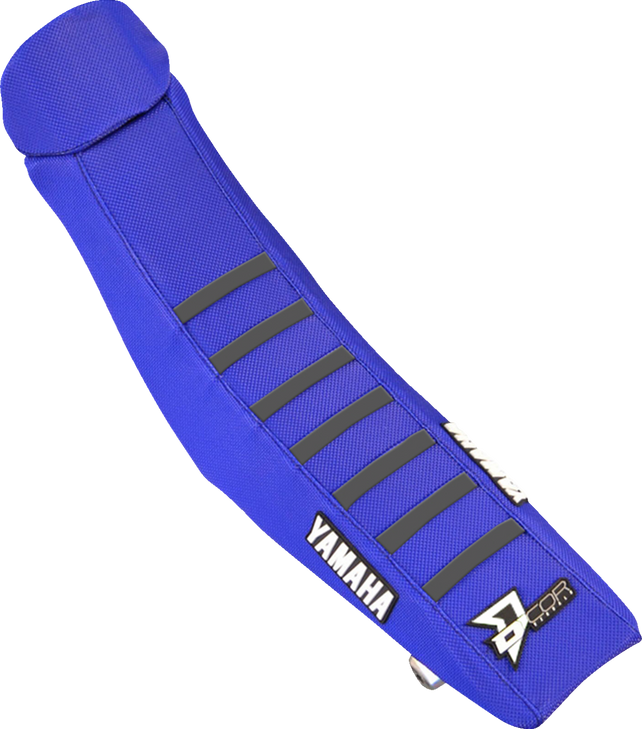 D'Cor Visuals Seat Cover - Blue W/ Dark Gray Ribs - Yz '22-'24 30-50-145