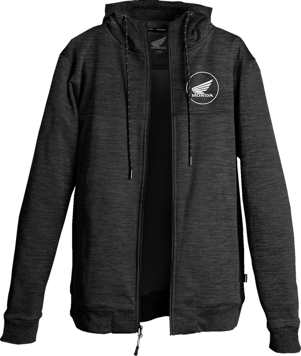 Honda Apparel Honda Zip Hoodie - Black - Large 3050-6540