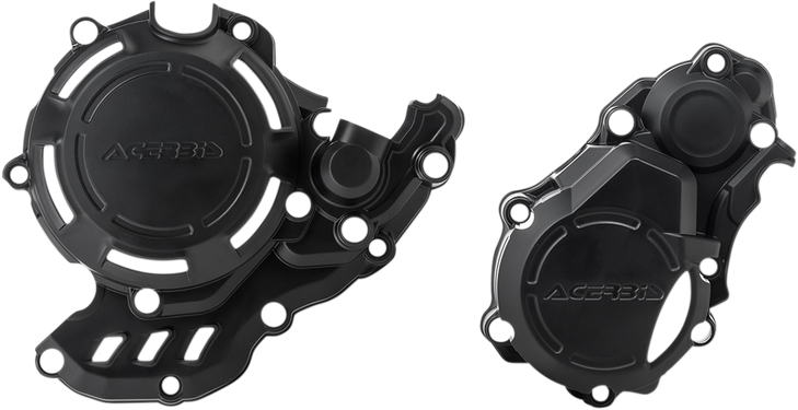 Acerbis X-Power Cover Kit - Black - Gas Gas/Husqvarna/Ktm 2732130001