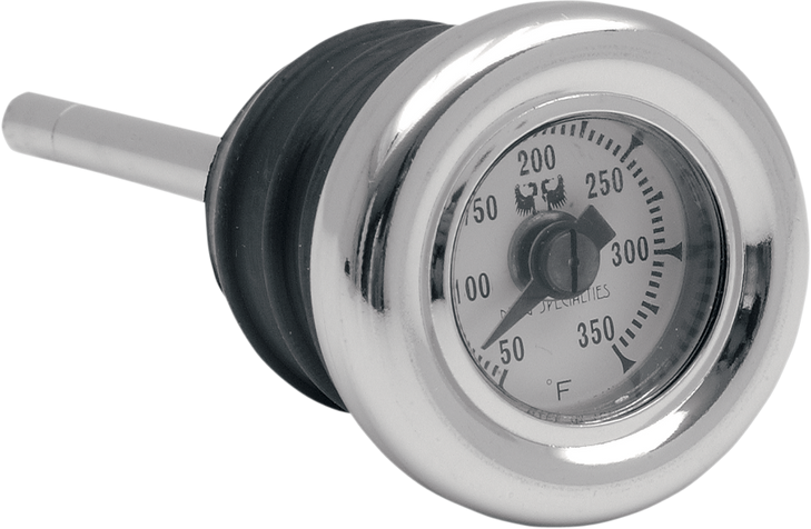 Drag Specialties Oil Plug - With Temperature Gauge - 2.75"
