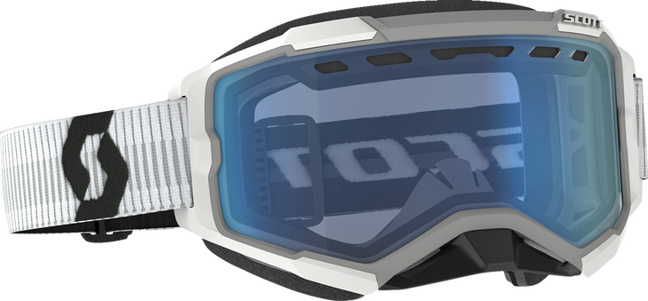 Scott Fury Snow Goggles - White - Blue 278605-0002107