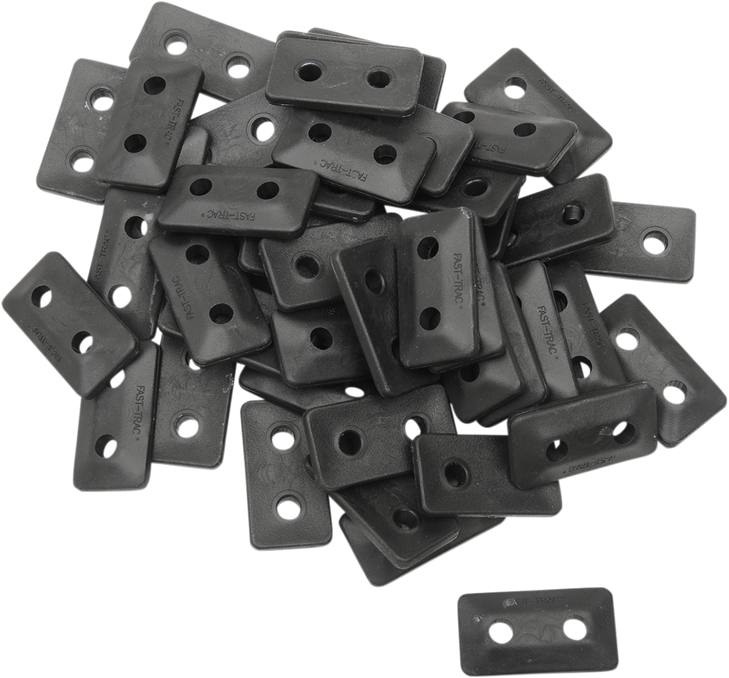 Fast-Trac Backer Plates - Black - Twin - 48 Pack 500X-48