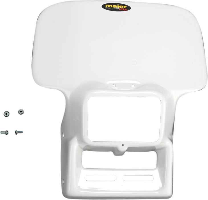 Maier Headlight Shell - Xr'S - White 122001Ct