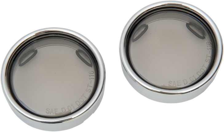 Drag Specialties Lens W/Trim Ring - Smoke