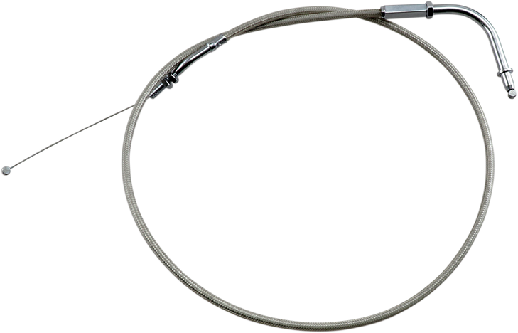 Motion Pro Armor Coat Stainless Steel Throttle/Idle Cable For Cruisers - Pull - Yamaha 65-0260