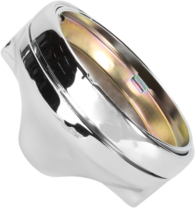 Emgo 7" Side Mount Headlamp Shell - Chrome 66-65040