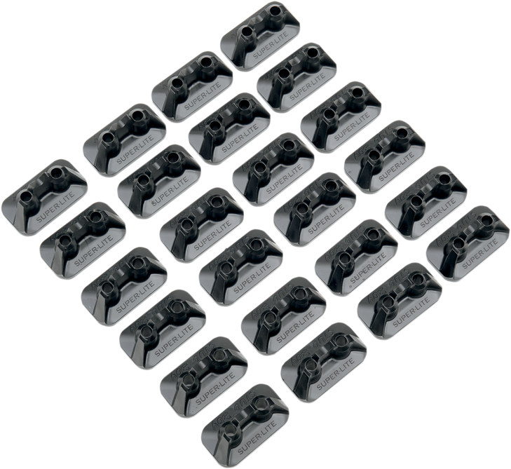 Stud Boy Double Backer Plates - Black - For Single Ply - 24 Pack 2522-P1-Blk