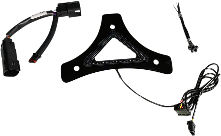 Custom Dynamics Led Backrest Light - Run/Brake - Black Cd-Br-Xl-B