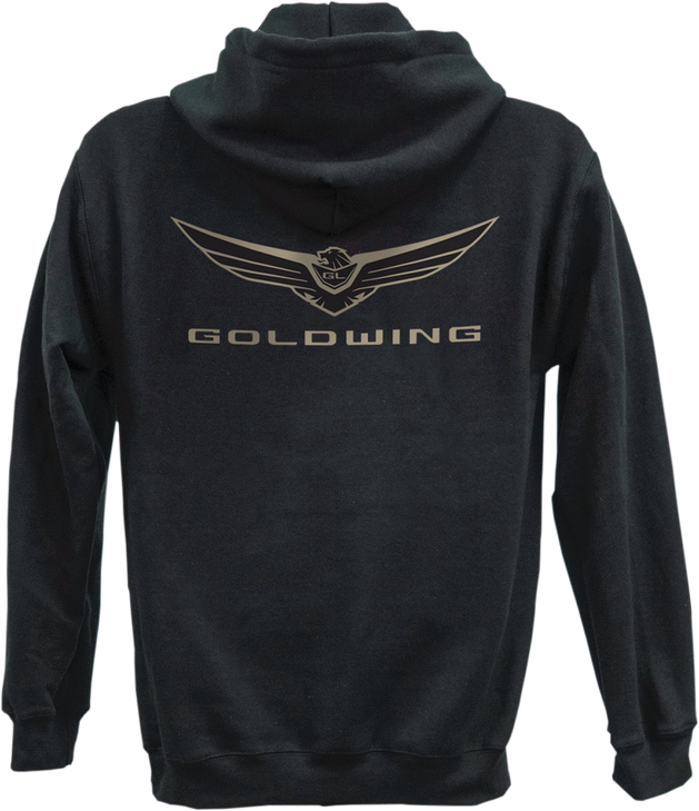 Factory Effex Goldwing Icon Zip-Up Hoodie - Black - Xl 25-88806