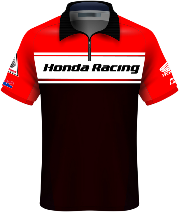 Factory Effex Honda Team Pit Shirt - Red/Black/White - Xl 23-85306