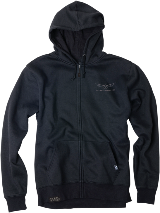 Factory Effex Goldwing Burst Zip Hoodie - Black - Large 25-88814