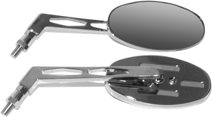 Oval Mirror - Billet - Long Stem 20-26307