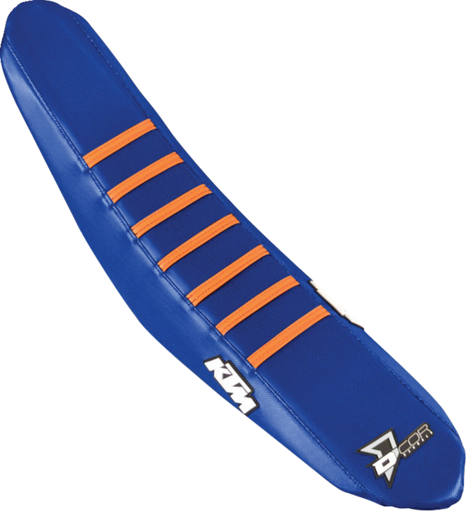 D'Cor Visuals Seat Cover - Navy/Orange - Sxf '23-'24 30-30-315