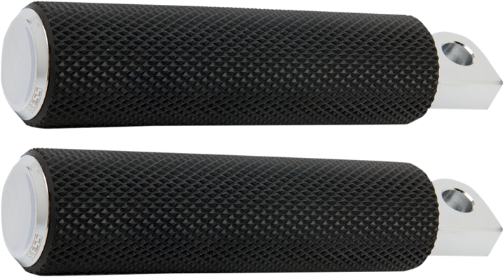 Arlen Ness Footpegs - Knurled - Chrome 07-924