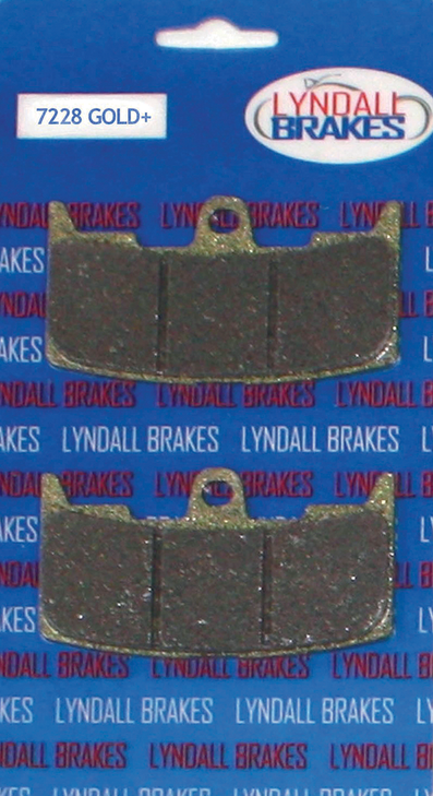 Lyndall Racing Brakes Llc Gold-Plus Brake Pads - Buell 7228-Gplus
