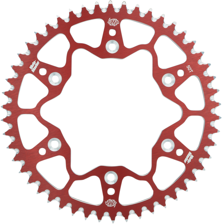 Moto-Master 7075 Series Alu Sprocket (Red, 520-50T) Honda 620022350