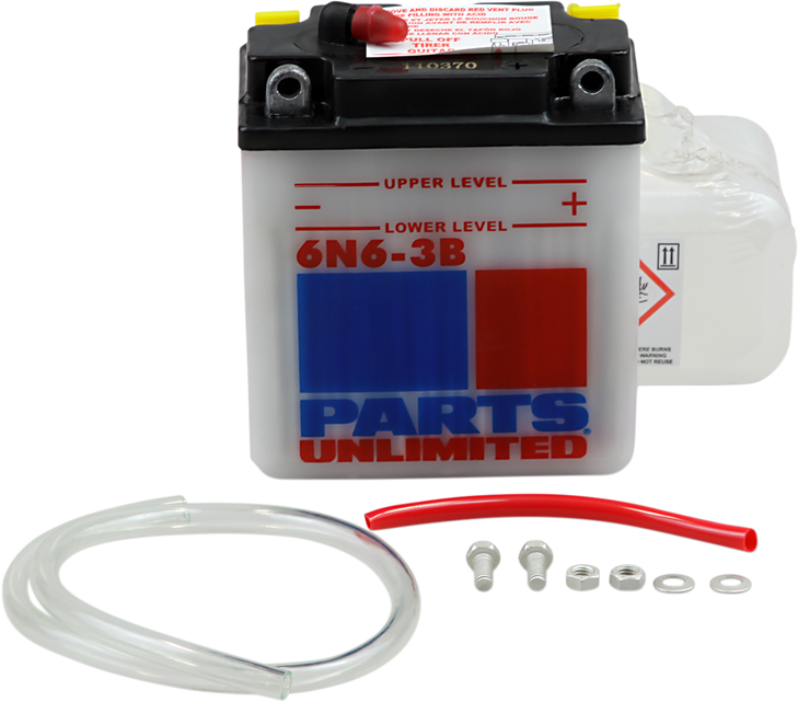 Parts Unlimited Battery - 6N6-3B