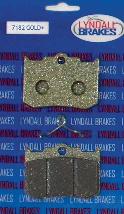 Lyndall Racing Brakes Llc Brake Pads - Gold+ Pm 4 Piston 7182-Gplus