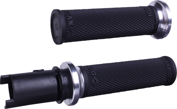 Odi Grips Ruffian Lock On Hd Cvo Blk/Sil V30Htcb-S