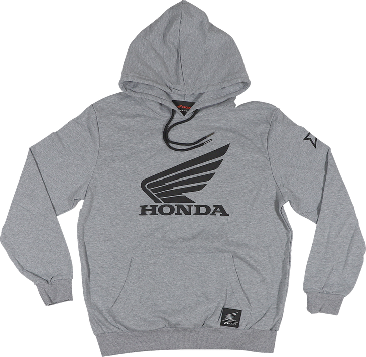 D'Cor Visuals Honda Wing Sweatshirt - Gray - Xl 85-204-4