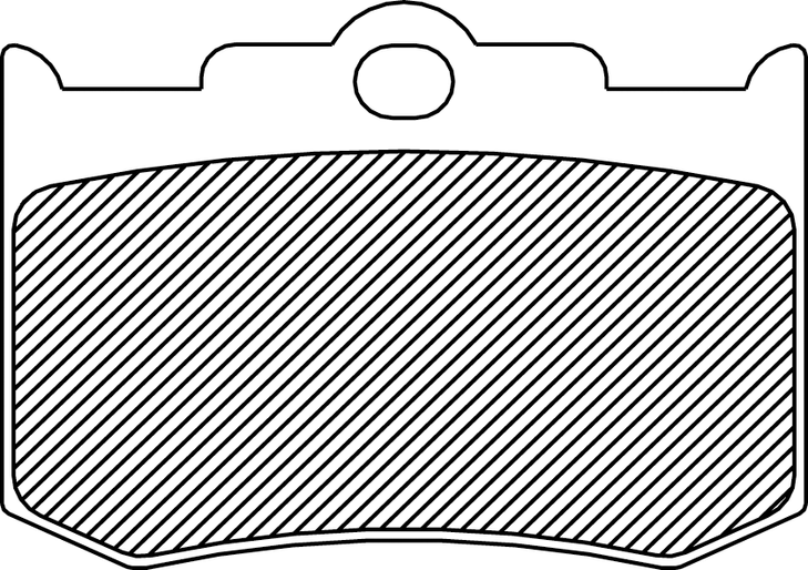 Drag Specialties Organic Brake Pads - Pm Caliper