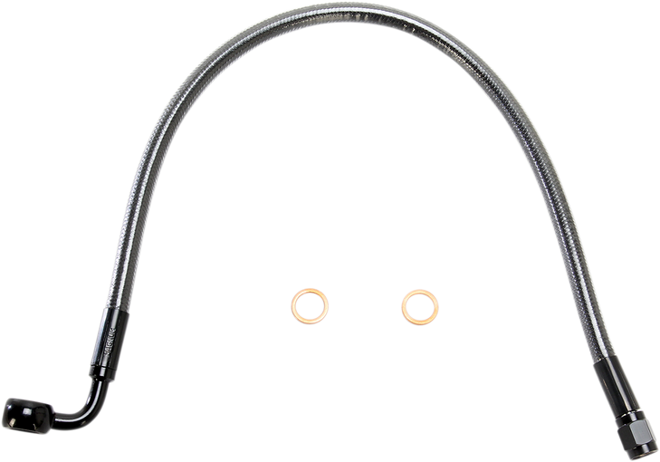 Magnum Shielding Brake Line - 10 Mm-90 - 17" - Black Pearl As47217