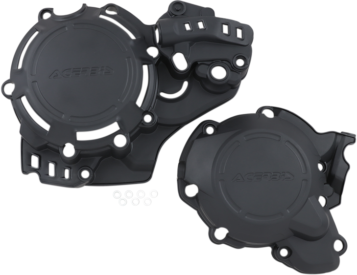 Acerbis X-Power Cover Kit - Black - Gas Gas/Husqvarna/Ktm 2645510001